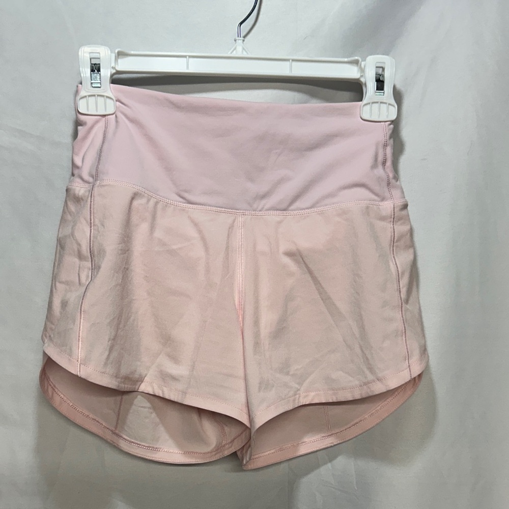 Lululemon Athletica Soft Pink Women's Athletic Shorts